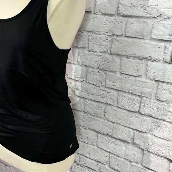Fabletics Women's Black Cashel Curved Cinch Tank Top Size M Casual - Picture 5 of 7
